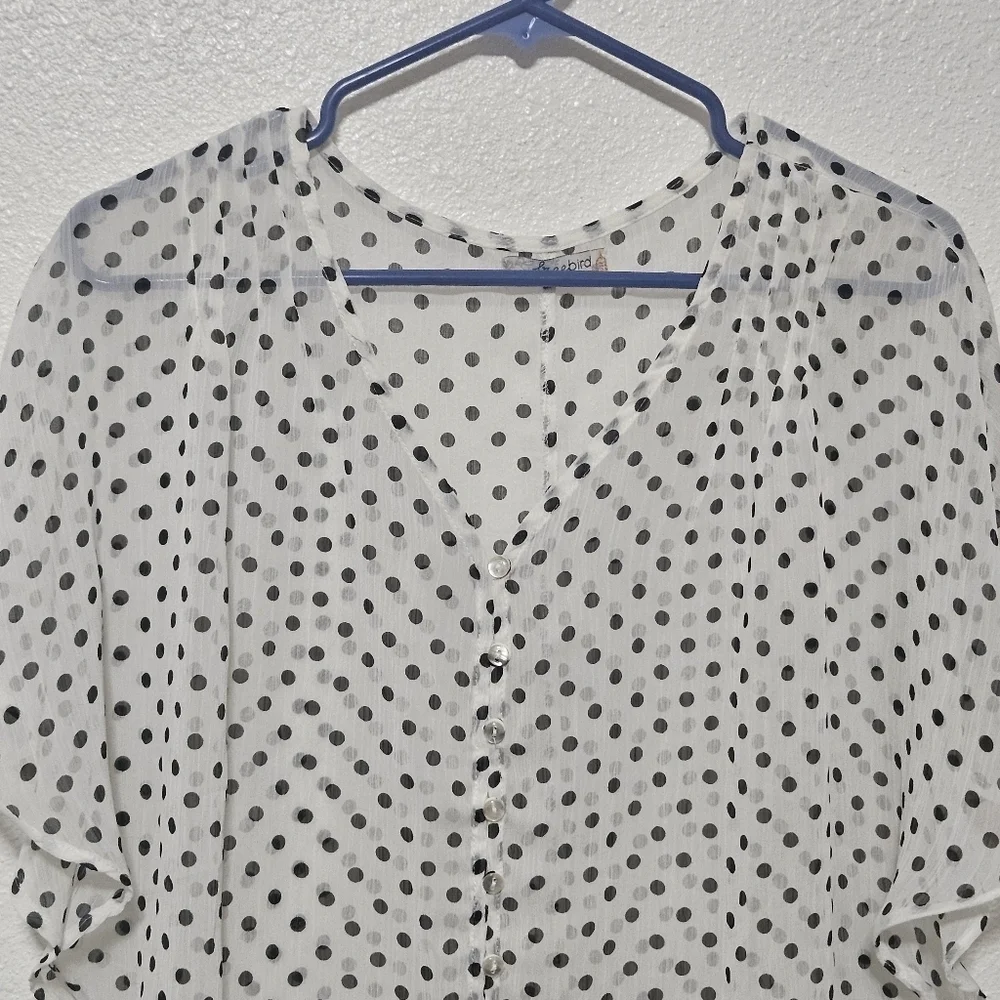 Freebird sheer top see description for sizing